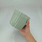 Cachepô Vaso Planta Decorativo Home&co Cerâmica 10x12x12cm Ve