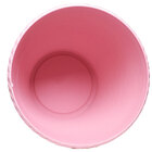 Cachepô Vaso Redondo De Plástico 750ml 11cm Em Rattan Rosa