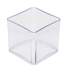 Cachepot Acrílico Prestige 12cmx12cm Incolor