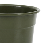 Cachepot Alumínio 20x13cm Verde Semi Brilho