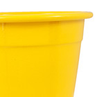 Cachepot Alumínio Amarelo Pequeno