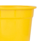 Cachepot Alumínio Crisântemo Amarelo Pequeno