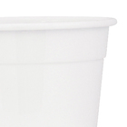 Cachepot Alumínio Crisântemo Branco Pequeno