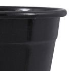 Cachepot Alumínio Preto Mini