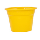 Cachepot Alumínio sem Alça Amarelo Pequeno