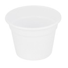 Cachepot Alumínio sem Alça Branco Pequeno