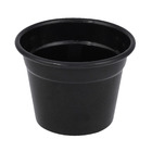 Cachepot Alumínio sem Alça Preto Pequeno