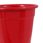 Cachepot Alumínio Vermelho Pequeno
