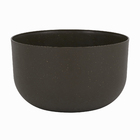 Cachepot Baixo em Plástico 14x24cm Basalto Raiz