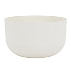 Cachepot Baixo em Plástico 14x24cm Calcário Raiz