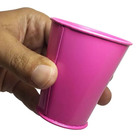 Cachepot Balde Ferro Decorativo Mesa Festa Pequeno 24 Unid