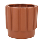 Cachepot Blades 18x19 Terra Matte