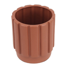 Cachepot Blades 21x19cm Terra Matte Ideias Artes