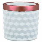 Cachepot Branco Em Cimento 08575 G Mart