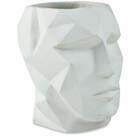 Cachepot Branco Em Cimento 11920 Mart