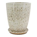 Cachepot Cerâmica 21x26cm Branco Livia Ts