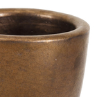 Cachepot Cerâmica Americano 0 10x13,5x9 Ouro Velho Bella Art