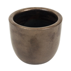 Cachepot Cerâmica Americano 1 16x19x10 Ouro Velho Bella Art