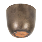 Cachepot Cerâmica Americano 1 16x19x10 Ouro Velho Bella Art