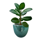 Cachepot Cerâmica Americano Verde 10x13cm Bella Art