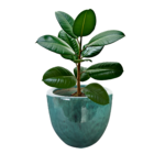 Cachepot Cerâmica Americano Verde 16x19cm Bella Art