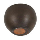 Cachepot Cerâmica Bola 0 9x14x8 Ouro Velho Bella Art