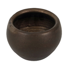 Cachepot Cerâmica Bola 0 9x14x8 Ouro Velho Bella Art