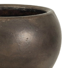 Cachepot Cerâmica Bola 1 15x18x10Ouro Velho Bella Art