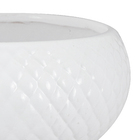 Cachepot Cerâmica Esmaltada Botanicals P Branco 10x25,8