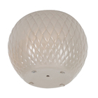 Cachepot Cerâmica Esmaltada Ped. Esculpida14,3x19,3cm