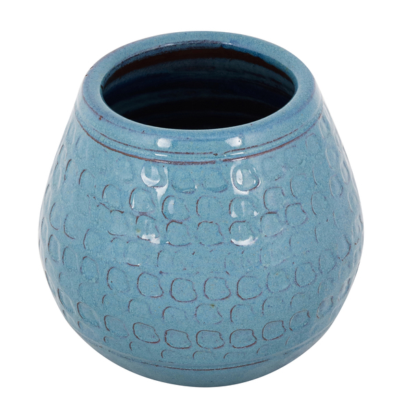 Cachepot Cerâmica Lotus 16x13x12 Tiffany Bella Art