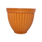 Cachepot Cerâmica Romano Alto Natural 17x20cm Boa Nova