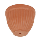 Cachepot Cerâmica Romano Médio Natural 13,5x17,5cm Boa Nova