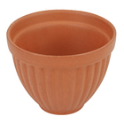 Cachepot Cerâmica Romano Médio Natural 13,5x17,5cm Boa Nova