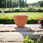 Cachepot Cerâmica Romano Mini Natural 8x11cm Boa Nova