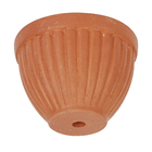 Cachepot Cerâmica Romano Mini Natural 8x11cm Boa Nova