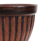 Cachepot Cerâmica Romano Mini Tabaco 8x11cm Boa Nova