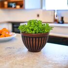 Cachepot Cerâmica Romano Mini Tabaco 8x11cm Boa Nova