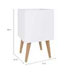 Cachepot Chante Branco 30x30 Cm