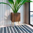 Cachepot Chante Marrom 30x30 Cm