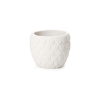 Cachepot Cimento Ariel Branco 13x15,5cm Mart