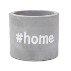 Cachepot Concreto Sweet Home Cinza 7,7x7,7x6,8cm