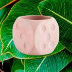 Cachepot Dado Em Cimento 12820 Mart