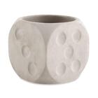 Cachepot Dado Em Cimento 12820 Mart