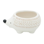 Cachepot De Cerâmica Branco Ouriço Pequeno Urban