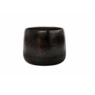 Cachepot de Cerâmica Points Cinza 15x15x13cm Ts Brasil