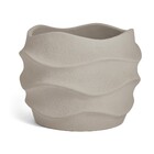 Cachepot de Cimento Bege Grande 16x20x20cm Mart