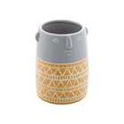 Cachepot De Dolomita Faces Sortido 11x15 Cm