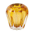 Cachepot De Murano Importado - Vasinho Âmbar 12cm