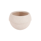 Cachepot de Plástico Cosmos Branco 24x34x34cm Vasap